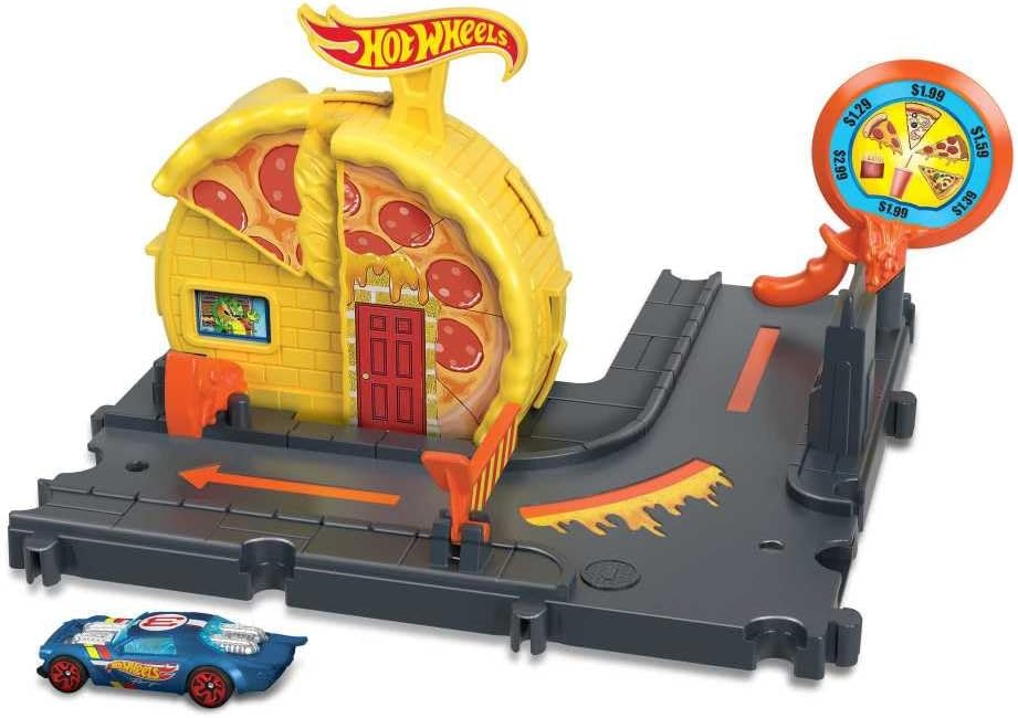 Mattel - Hot Wheels City Speedy Pizza Pick-Up