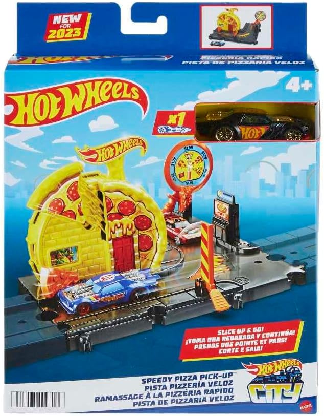 Mattel - Hot Wheels City Speedy Pizza Pick-Up
