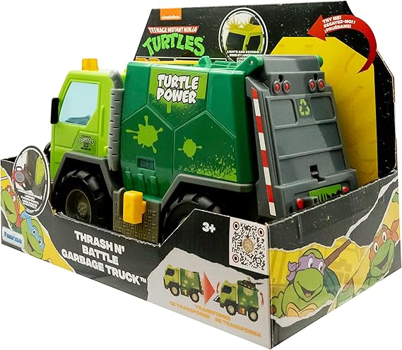 Nickelodeon TMNT Thrash N' Battle Camion della spazzatura Potere delle tartarughe
