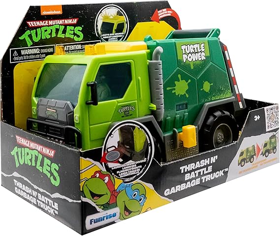 Nickelodeon TMNT Thrash N' Battle Camion della spazzatura Potere delle tartarughe