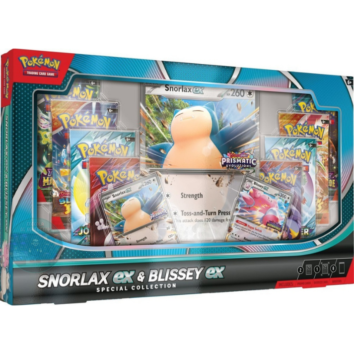 Carte Pokemon Snorlax-EX e Blissey-EX (Special Collection)
