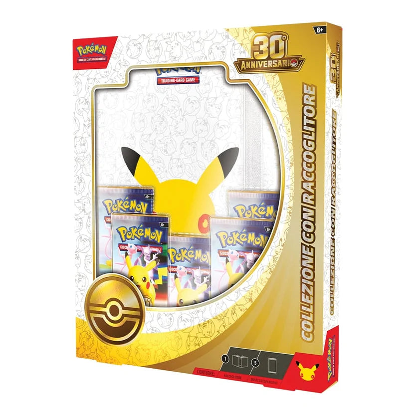 COLLEZIONE CON RACCOGLITORE POKEMON 30TH €64,90